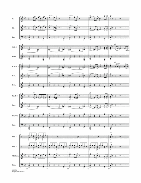 Sway (quien Sera) Dl - Conductor Score (Full Score)
