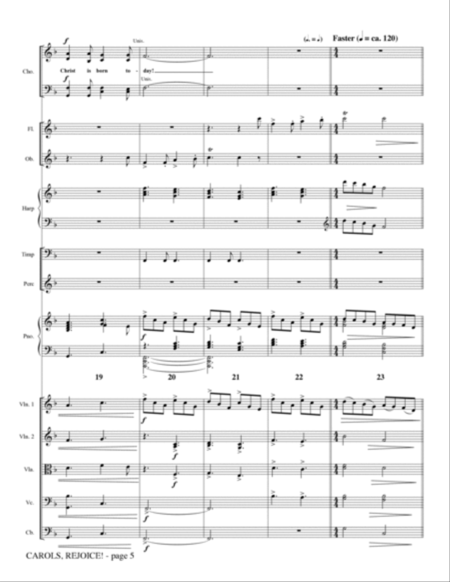 Carols, Rejoice! (Medley) - Full Score Choir scores gallery preview page 4