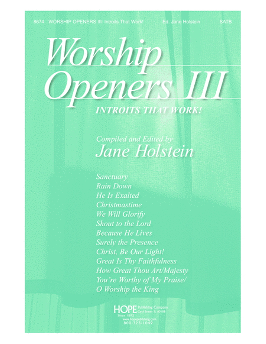 Worship Openers: Introits that Work!, Vol. 3 Choir scores gallery preview page 1