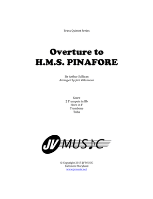 Overture to H.M.S. Pinafore for Brass Quintet