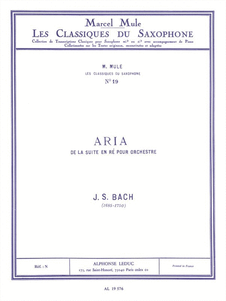 Aria - Classiques No. 19