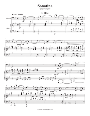 Sonatina for Cello & Piano