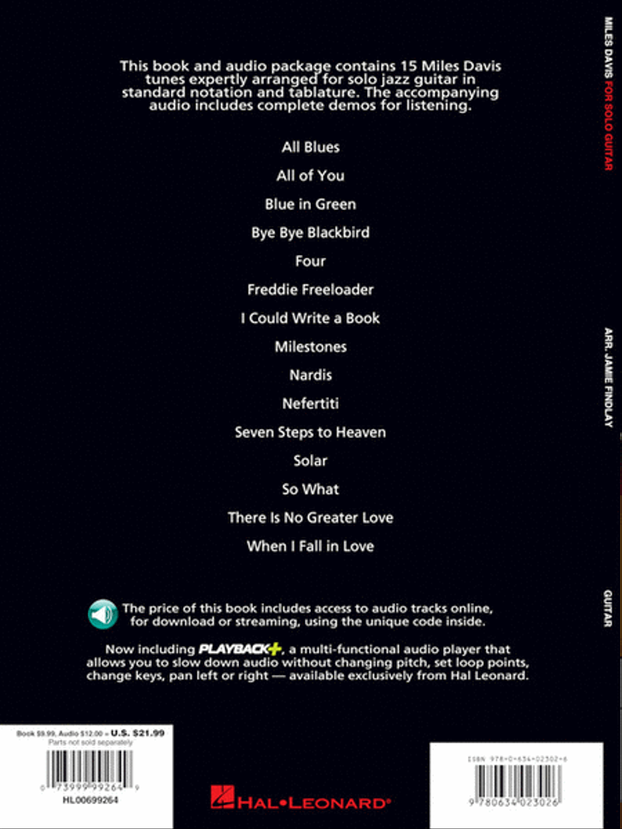 Miles Davis for Solo Guitar Electric Guitar scores gallery preview page 11
