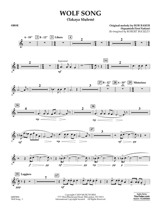Wolf Song (Takaya Slulem) - Oboe