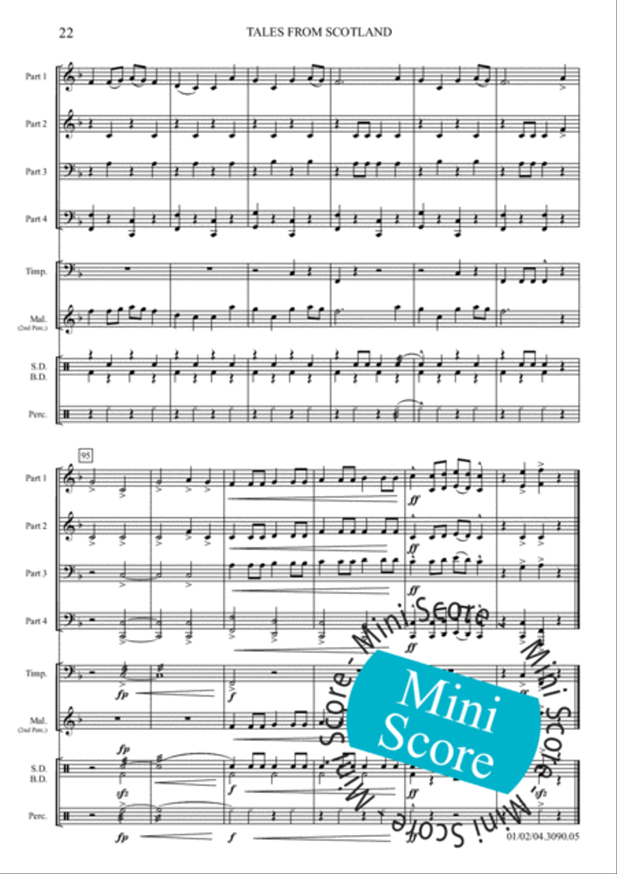 Tales from Scotland Brass Ensemble scores gallery preview page 26