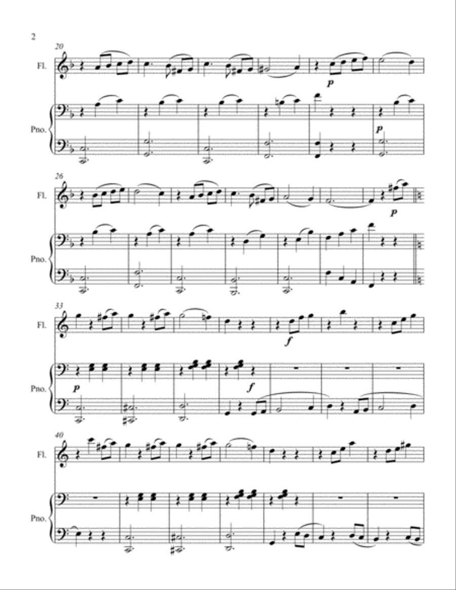 Twilight Dreams Flute Solo scores gallery preview page 2