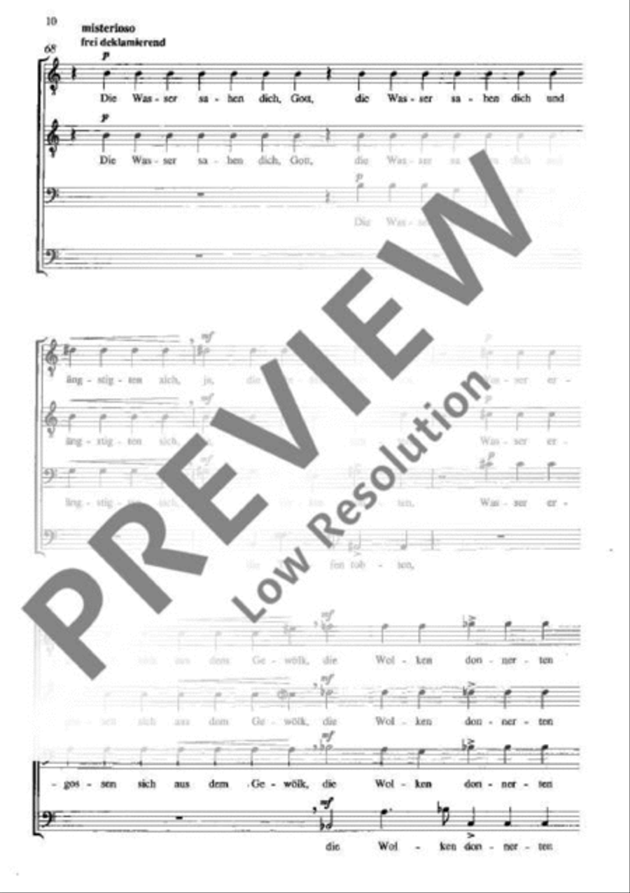 Psalm 77 TTBB scores gallery preview page 10