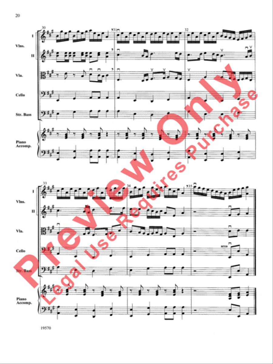 Johnny Appleseed Suite Johnny Appleseed Suite String Orchestra scores gallery preview page 21