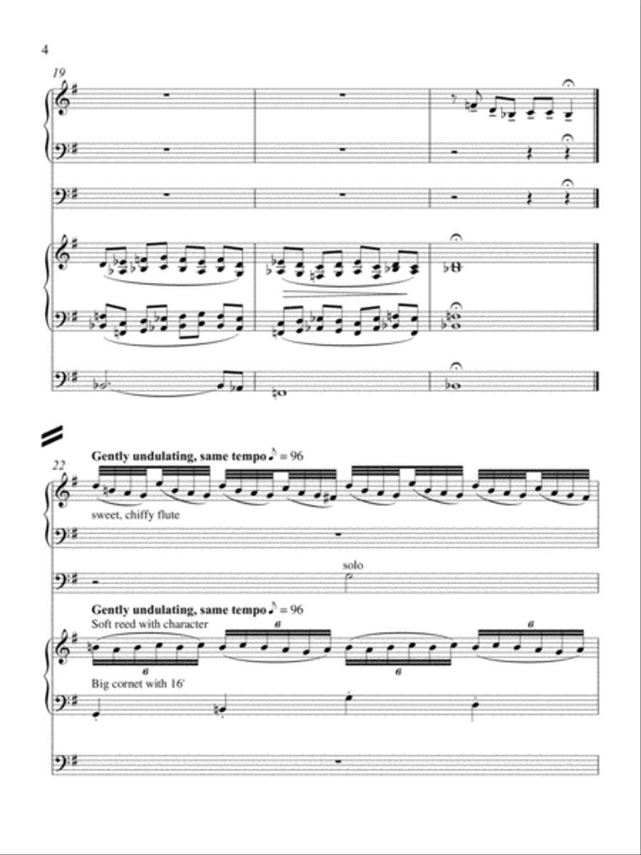 T. S. Variations Organ scores gallery preview page 5