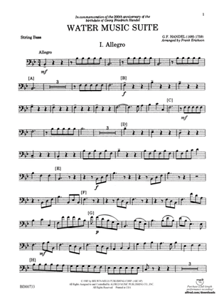 Water Music Suite: String Bass