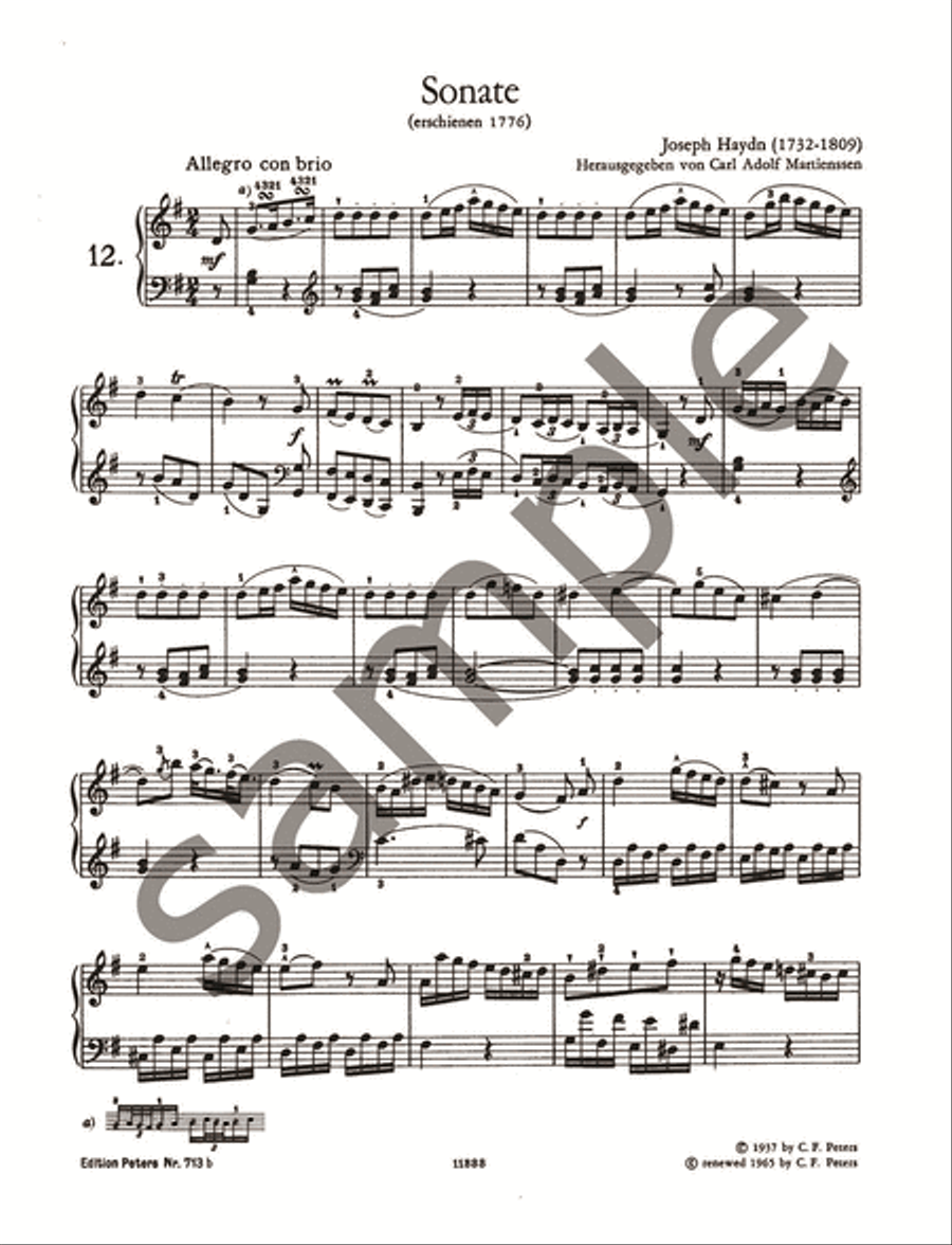 Piano Sonatas Piano Sonatas Piano scores gallery preview page 4