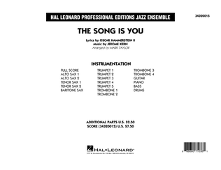 Book cover for The Song Is You - Conductor Score (Full Score)