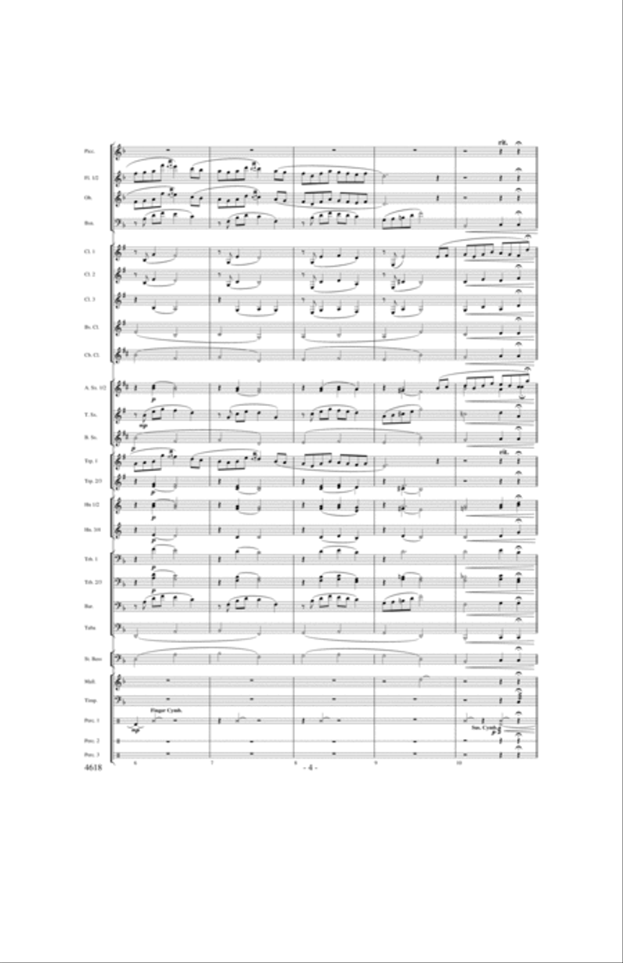 By the Rivers of Babylon Concert Band scores gallery preview page 3
