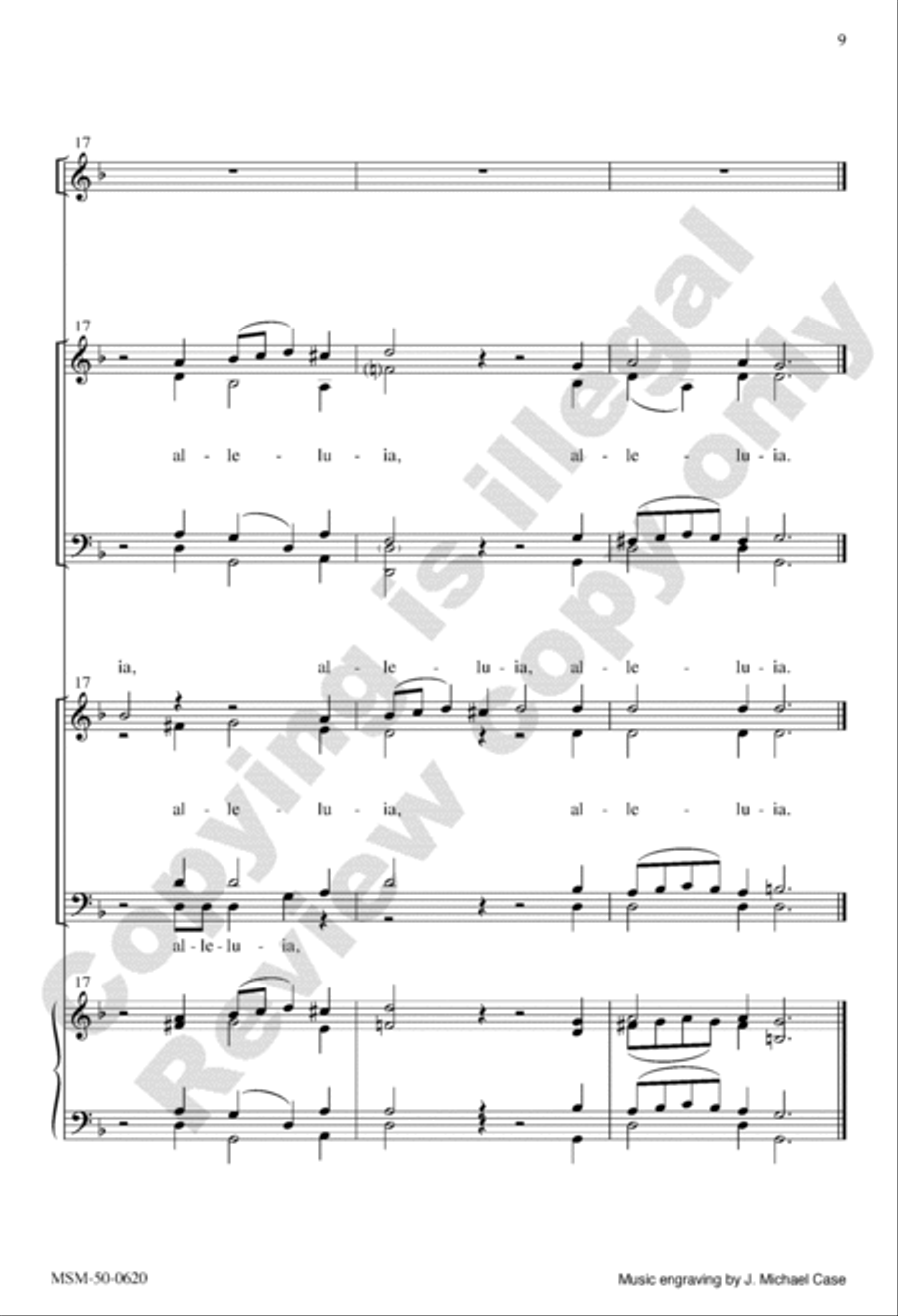 Puer natus in Bethlehem and Surrexit Christus hodie (Choral Score) 4-Part scores gallery preview page 9