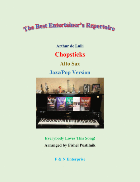"Chopsticks" for Alto Sax (with Background Track)-Jazz/Pop Version image number null