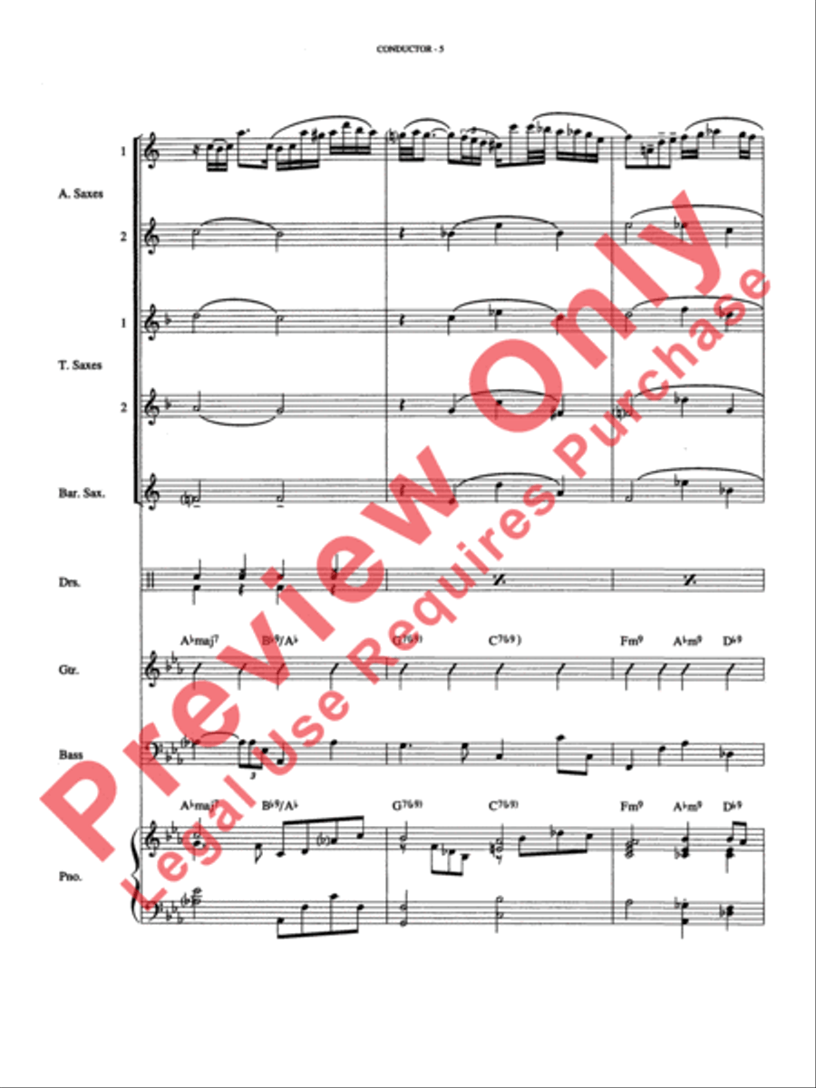 Over the Rainbow Over the Rainbow Small Ensemble scores gallery preview page 6
