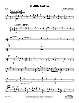 Book cover for Work Song (arr. John Berry) - Flute