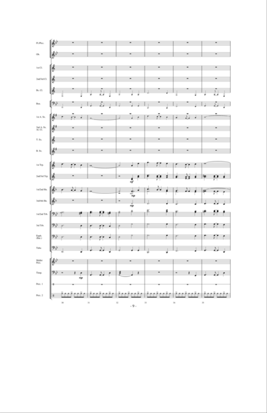 Ascentium Concert Band scores gallery preview page 8