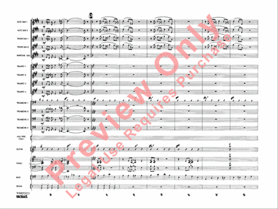 Mack the Knife (from The Threepenny Opera) Jazz Ensemble scores gallery preview page 15