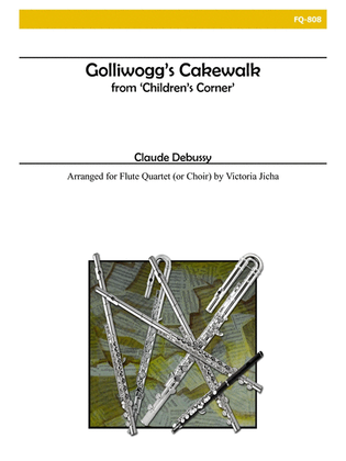 Book cover for Golliwogg's Cake Walk for Flute Quartet