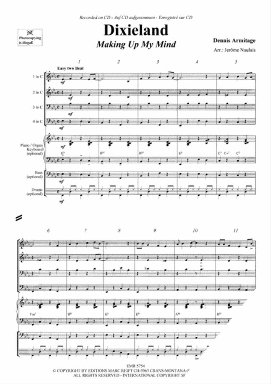 Dixieland Brass Ensemble scores gallery preview page 3