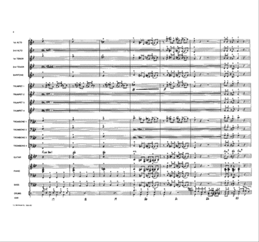 Ballistic Brass Ballistic Brass Jazz Ensemble scores gallery preview page 4