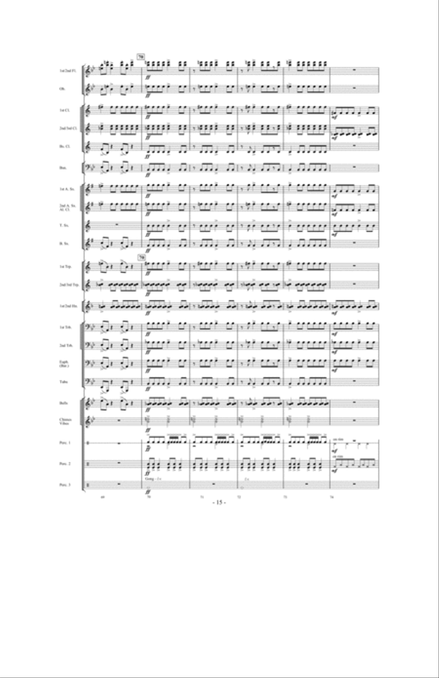 Force Majeure Concert Band scores gallery preview page 14