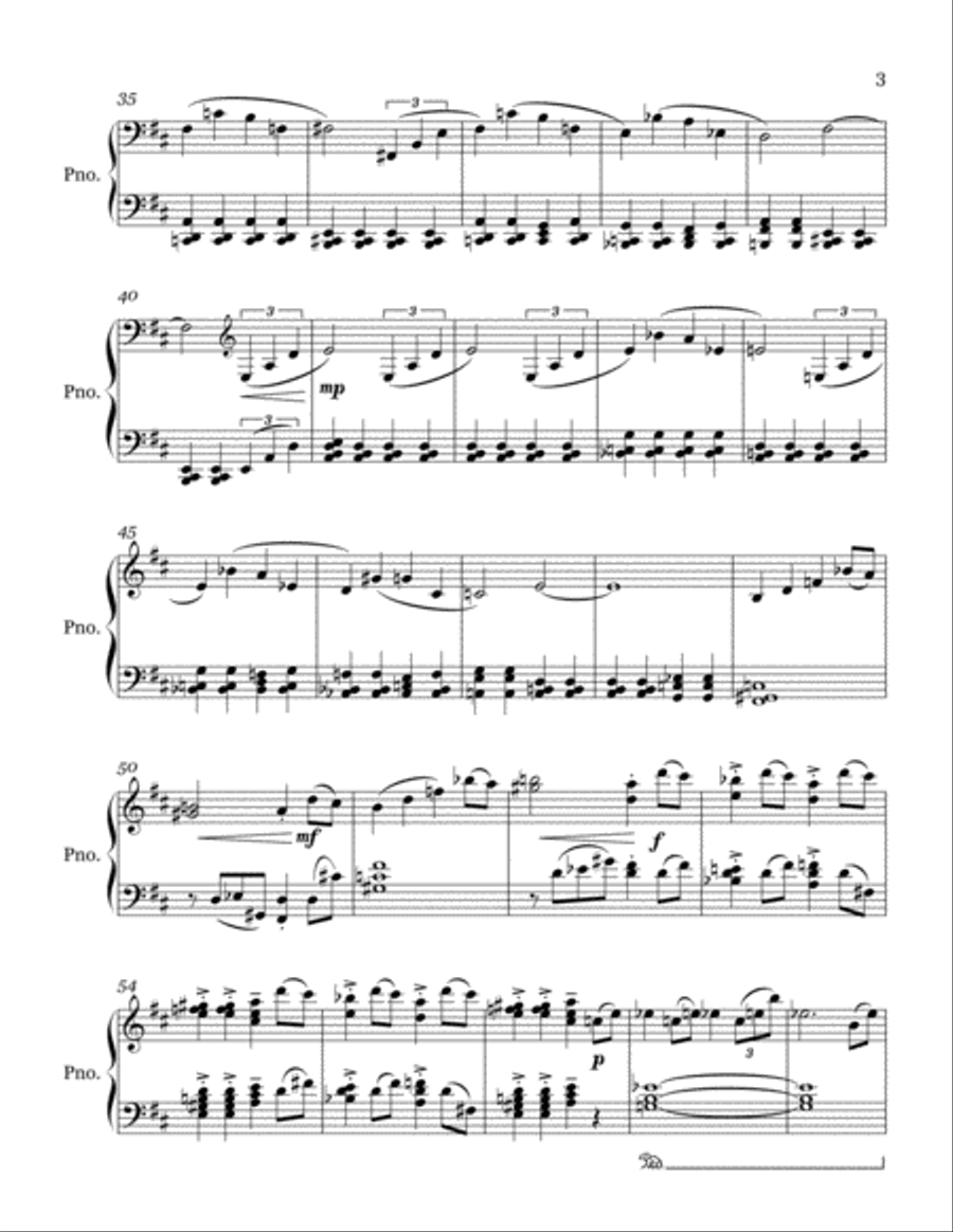Preludes for Piano - V. Preludes for Piano - V. Piano Solo scores gallery preview page 3