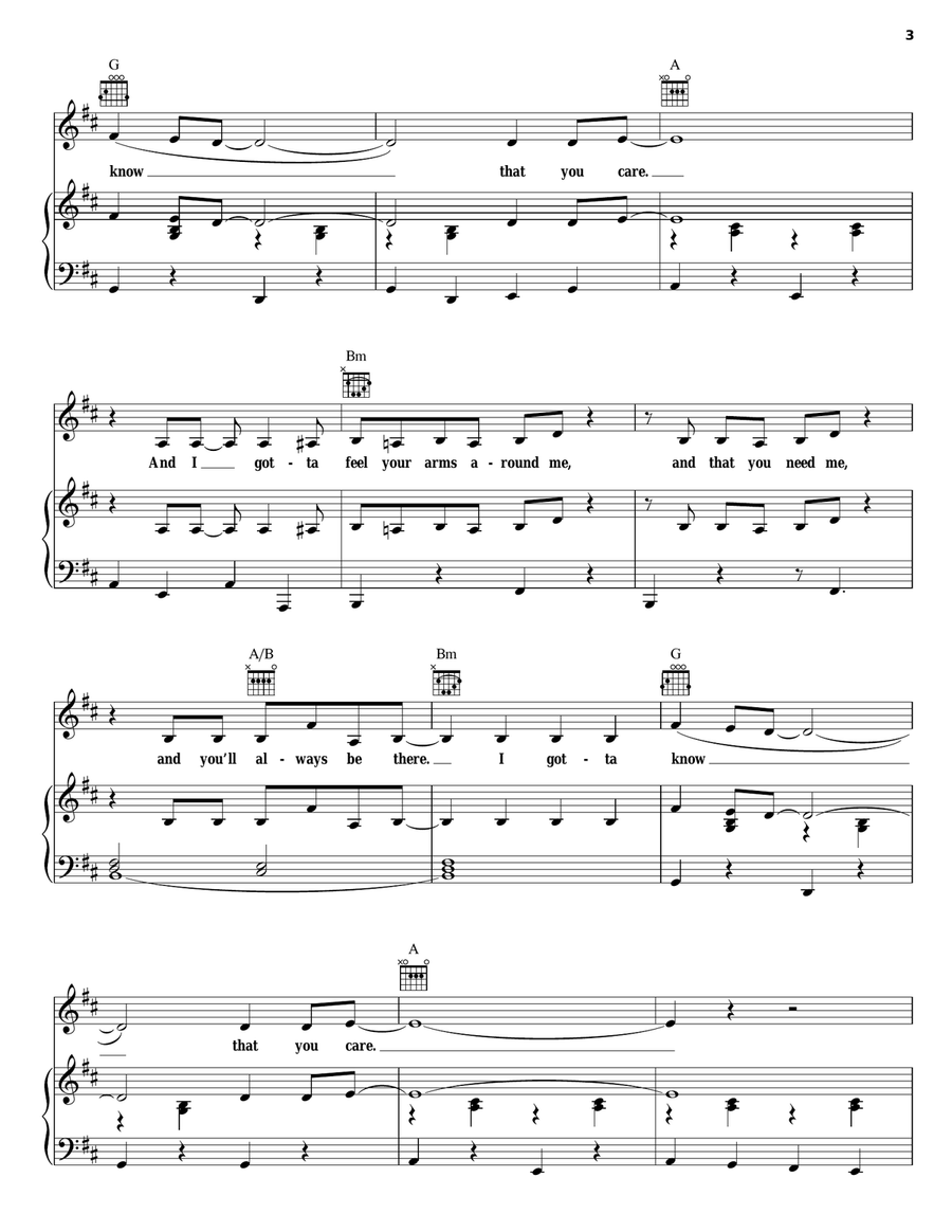 Sweet Sweet Smile Acoustic Guitar scores gallery preview page 3