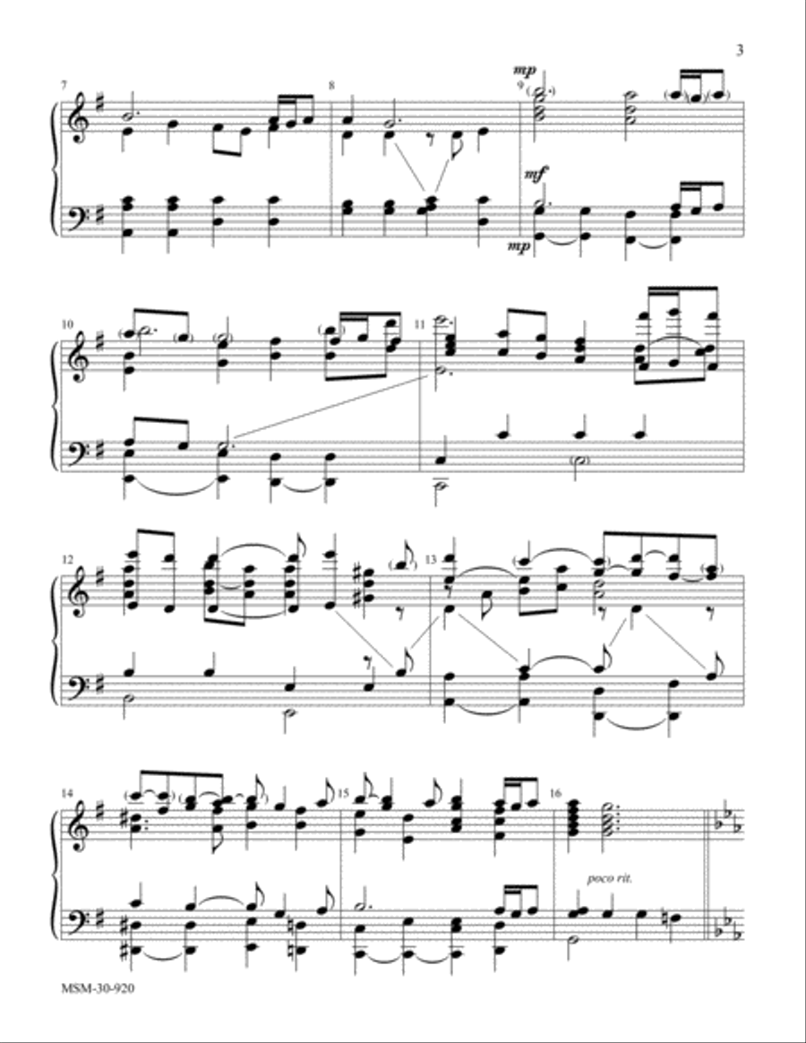 Alleluia Alleluia Handbell Choir scores gallery preview page 3