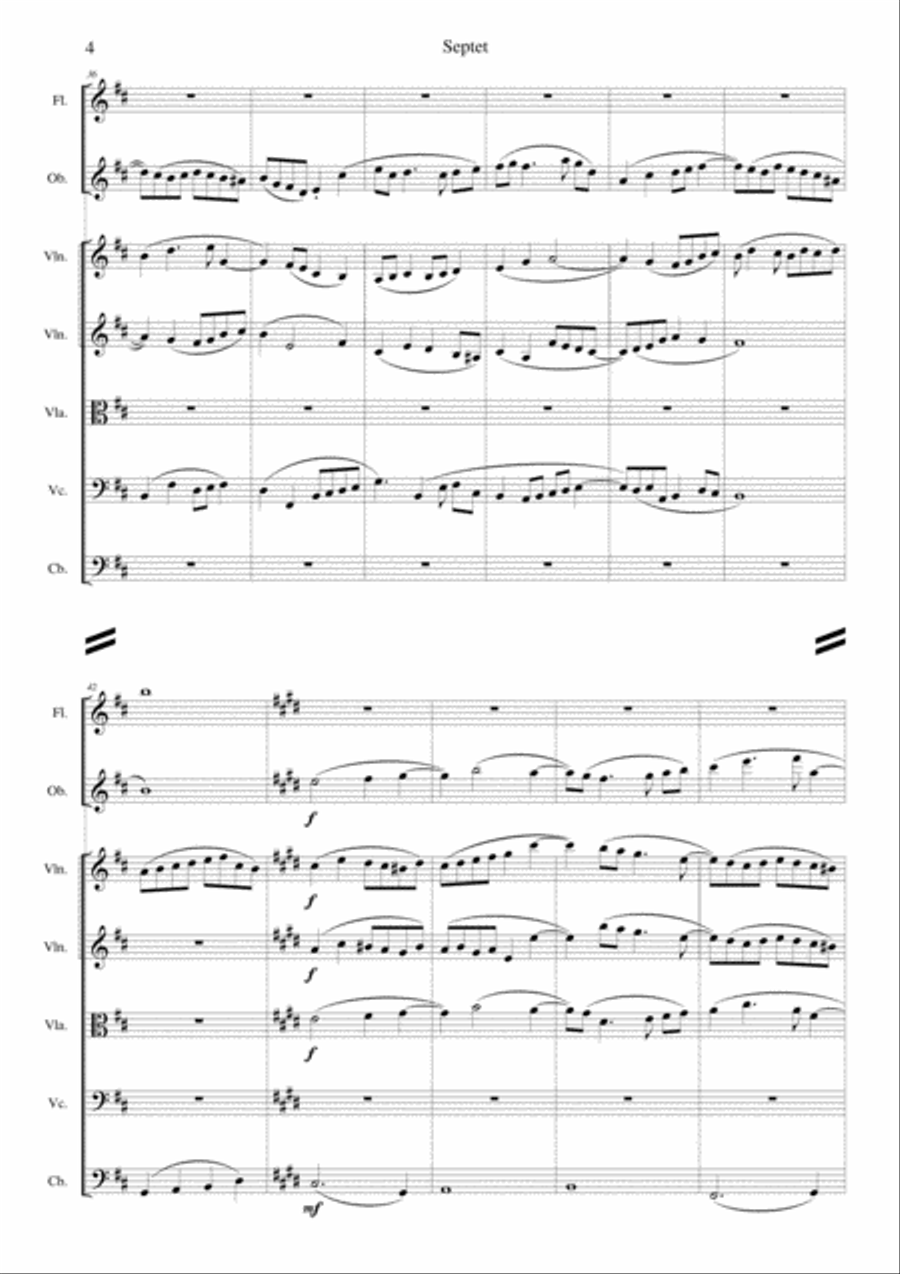Septet Small Ensemble scores gallery preview page 4