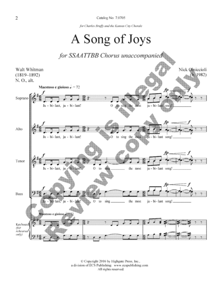 A Song of Joys image number null