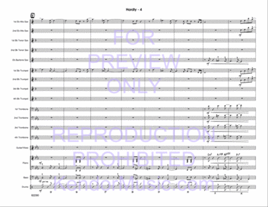Hardly Jazz Ensemble scores gallery preview page 5