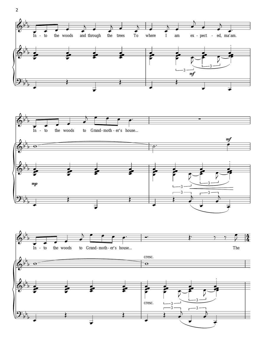 Into The Woods (Film Version) Piano, Vocal scores gallery preview page 2