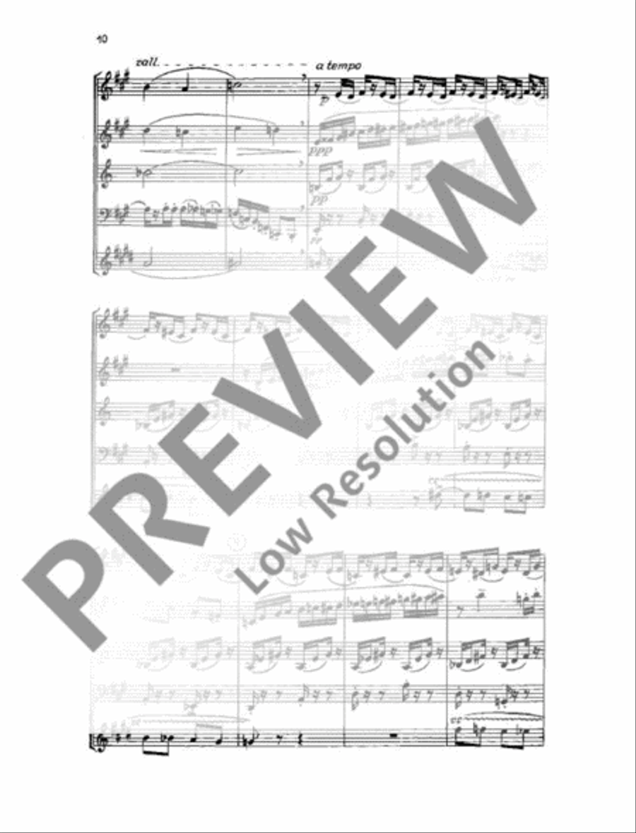 Quintet No. 1 Woodwind Quintet scores gallery preview page 11