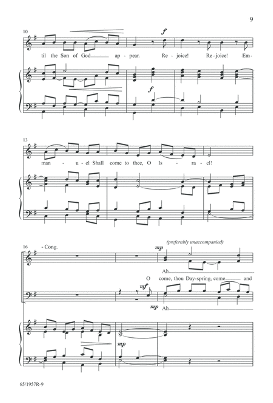 Festival of Lessons and Carols 4-Part scores gallery preview page 10
