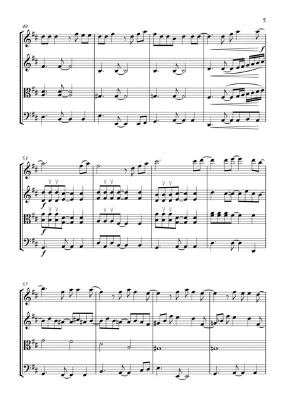 Everything String Quartet scores gallery preview page 5