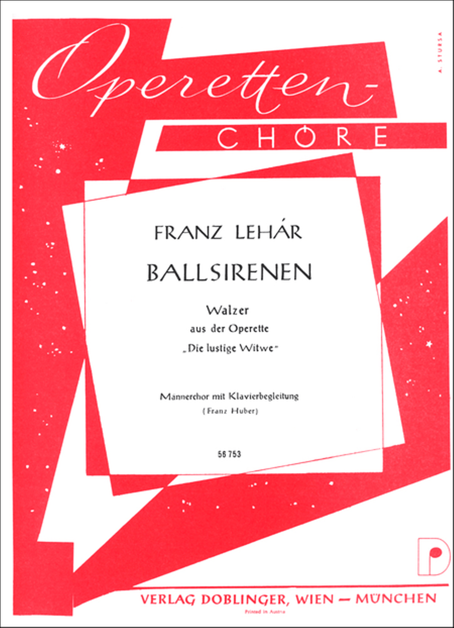 Ballsirenen! (Lippen schweigen, lockt zum Reigen) Men's Choir scores gallery preview page 1