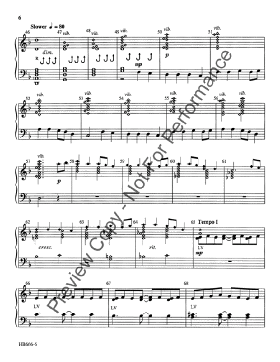 To Mock Your Reign, O Dearest Lord 5-Octaves scores gallery preview page 6