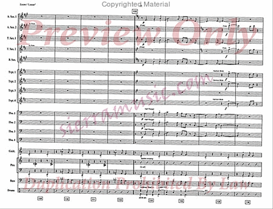 Loose Big Band scores gallery preview page 18
