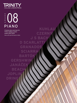 Book cover for Piano Exam Pieces Plus Exercises 2021-2023: Grade 8