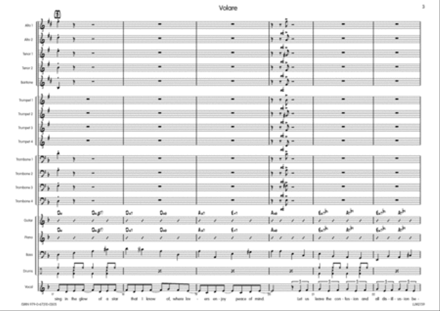 Volare Volare Big Band scores gallery preview page 4