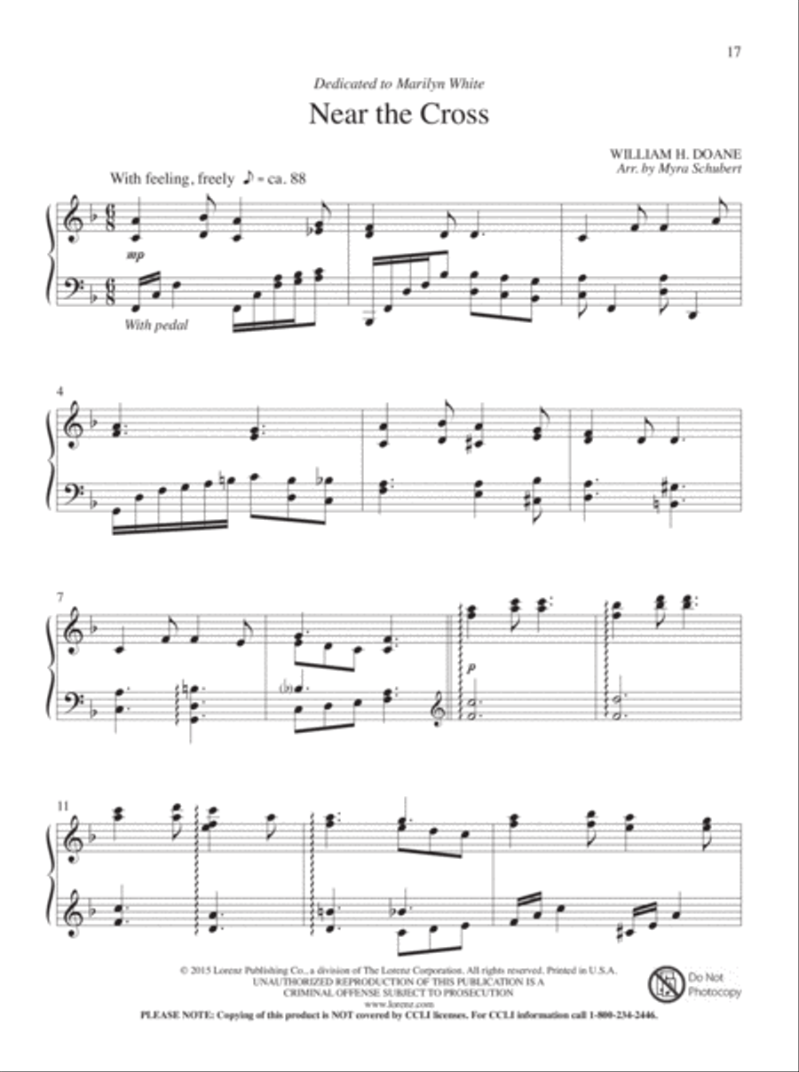 The Cross of Christ Piano Solo scores gallery preview page 9