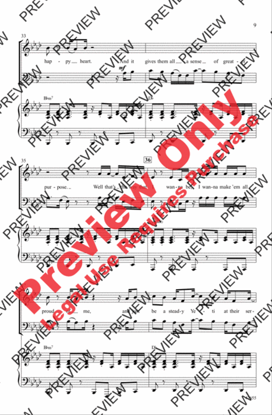 Perfection 3-Part scores gallery preview page 9