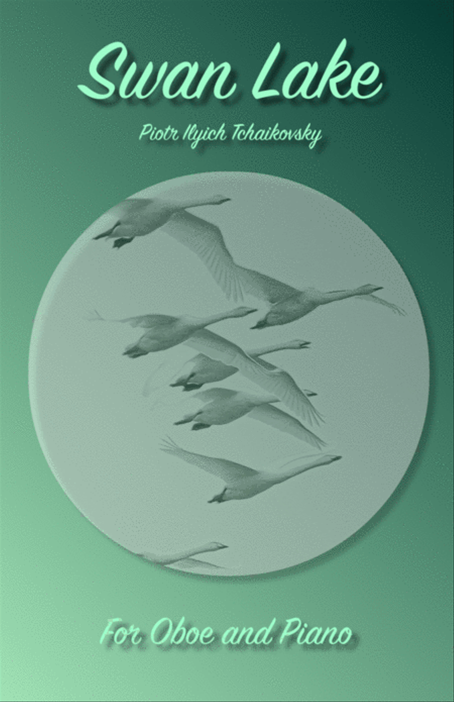 Swan Lake Theme, for Solo Oboe and Piano Piano scores gallery preview page 1