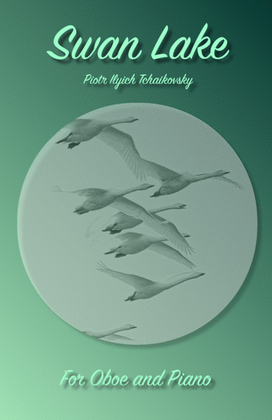 Book cover for Swan Lake Theme, for Solo Oboe and Piano