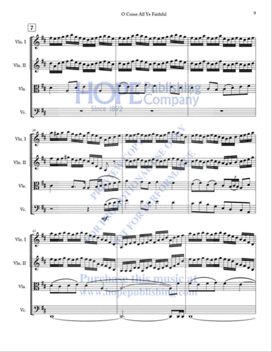 A String Quartet Christmas Vol 2 String Quartet scores gallery preview page 12