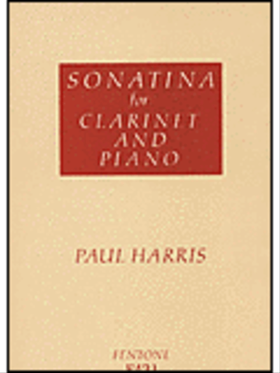Sonatina Clarinet Solo scores gallery preview page 1