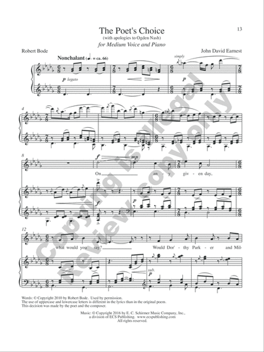 Songs of Sophistication Medium Voice scores gallery preview page 26