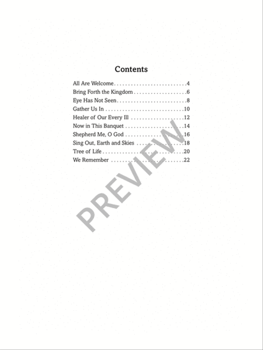 Ten Piano Essays on Tunes of Marty Haugen Piano Solo scores gallery preview page 5